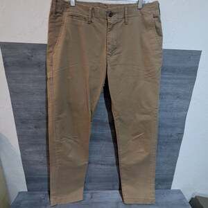 American Eagle Flex Slim Lived-In Khaki Chino Pants 34x30